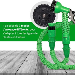 Xpansy C2607A Hose Basic — Tuyau extensible pour pression d'eau, vert, 15 mètres