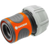 GARDENA Raccord d'Arrosage Rapide 19 mm (3/4") de Gardena : Raccord Enfichable de Début de Tuyau, Étanche, Rainures Encastrées R
