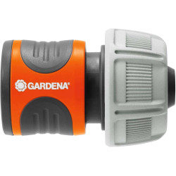 GARDENA Raccord d'Arrosage Rapide 19 mm (3/4") de Gardena : Raccord Enfichable de Début de Tuyau, Étanche, Rainures Encastrées R