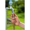 GARDENA Raccord d'Arrosage Rapide 19 mm (3/4") de Gardena : Raccord Enfichable de Début de Tuyau, Étanche, Rainures Encastrées R