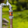 GARDENA Raccord d'Arrosage Rapide 19 mm (3/4") de Gardena : Raccord Enfichable de Début de Tuyau, Étanche, Rainures Encastrées R