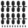 VooGenzek 10 Pièces Connecteur de Tuyau en T Barbelé, 3-Voies Raccord de Tuyau D'Irrigation pour Tube 13/16 mm à 4/7 mm, Connect