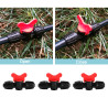 VooGenzek 5 Pièces 16mm Vanne Commutation D'Irrigation, Irrigation Pipe Valve Switch, Robinets de Verrouillage pour Système D'ir
