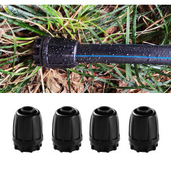 VooGenzek 10 Pièces Raccords D'irrigation Goutte à Goutte pour Tubes 16mm, Adaptateur Bouchons D'Irrigation Goutte, Raccords D'i