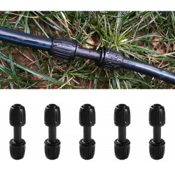 VooGenzek 10 Pièces16mm Raccords D'irrigation Goutte à Goutte, Adaptateur Droits D'Irrigation Goutte, Raccords D'irrigation Droi