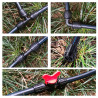VooGenzek 45 Pièces Raccords D'Irrigation pour Tubes 16 mm, Connecteur de Tuyau D'Eau D'Irrigation, Connecteur de Tuyau D'irriga