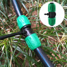 VooGenzek 10 Pièces Connecteur de Tuyau en T Barbelé, 3-Voies Raccord de Tuyau D'Irrigation pour Tube 13/16 mm à 4/7 mm, Connect