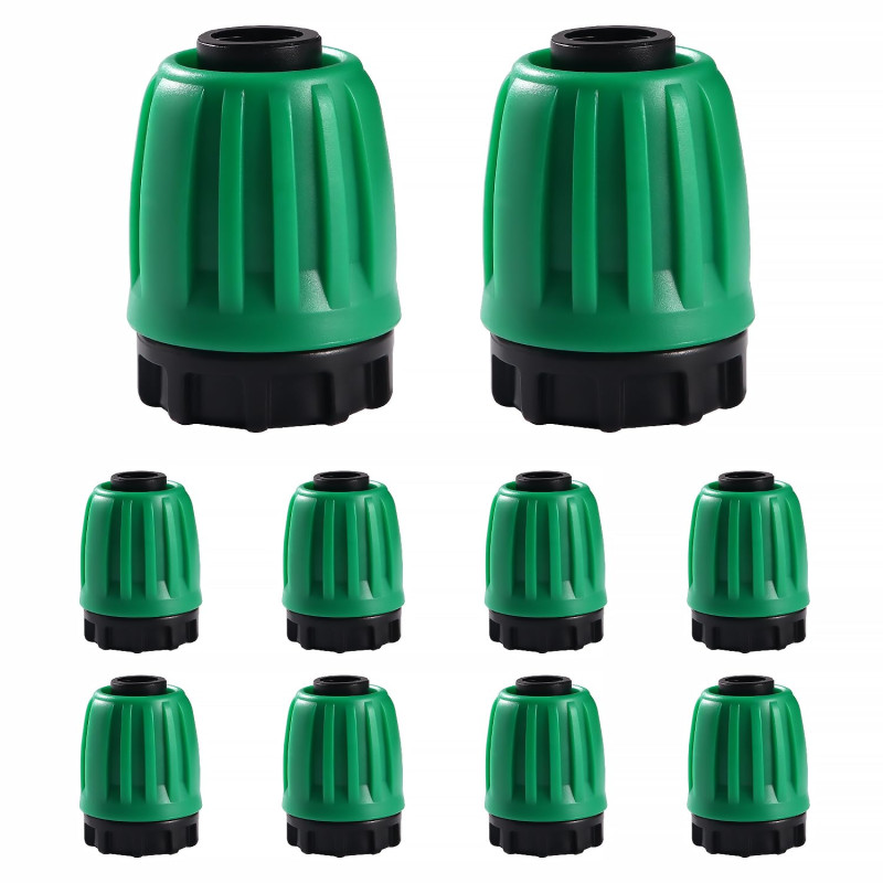 VooGenzek 10 Pièces Raccords D'irrigation Goutte à Goutte pour Tubes 16mm, Adaptateur Bouchons D'Irrigation Goutte, Raccords D'i