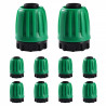 VooGenzek 10 Pièces Raccords D'irrigation Goutte à Goutte pour Tubes 16mm, Adaptateur Bouchons D'Irrigation Goutte, Raccords D'i