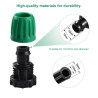 VooGenzek 10 Pièces Raccords D'irrigation Goutte à Goutte pour Tubes 16mm, Adaptateur Bouchons D'Irrigation Goutte, Raccords D'i