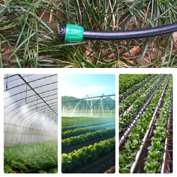 VooGenzek 10 Pièces Raccords D'irrigation Goutte à Goutte pour Tubes 16mm, Adaptateur Bouchons D'Irrigation Goutte, Raccords D'i