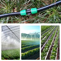 VooGenzek 10 Pièces16mm Raccords D'irrigation Goutte à Goutte, Adaptateur Droits D'Irrigation Goutte, Raccords D'irrigation Droi