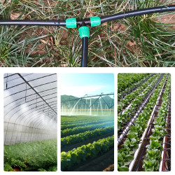 VooGenzek 10 Pièces16mm Raccords D'irrigation Goutte à Goutte, Connecteur de Tuyau en T Barbelé, Connecteur de Tuyau D'irrigatio