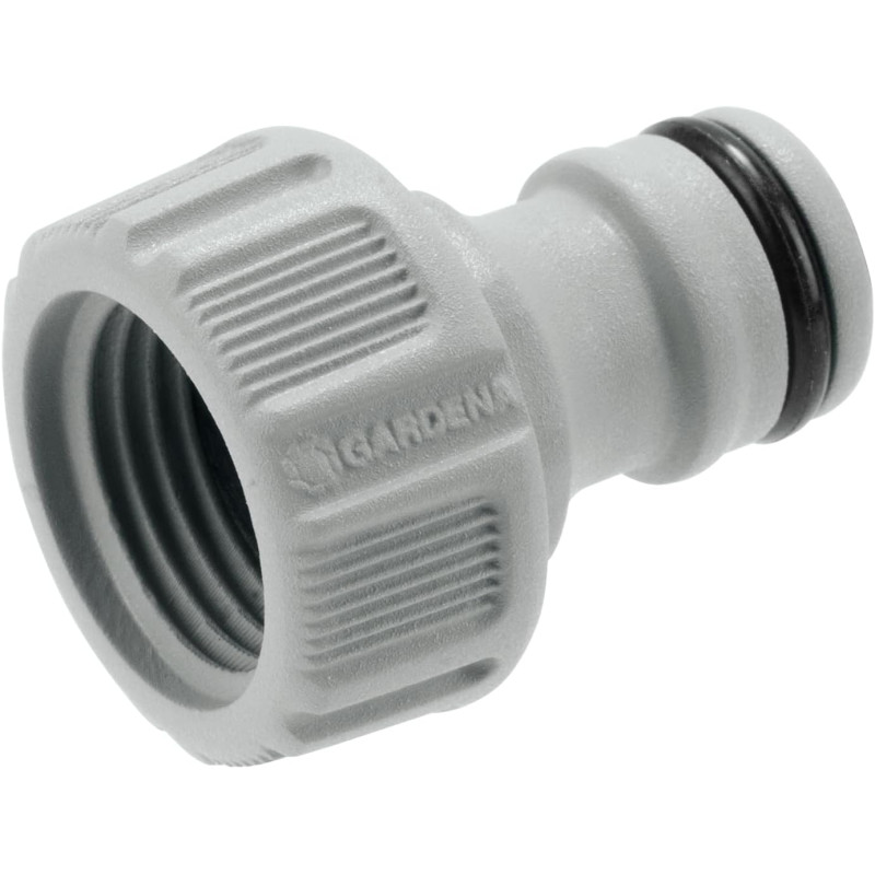 Gardena Nez de robinet 21 mm (G 1/2 pouces): OGS adaptateur pour raccordement d’un tuyau d’arrosage, technologie anti-éclaboussu