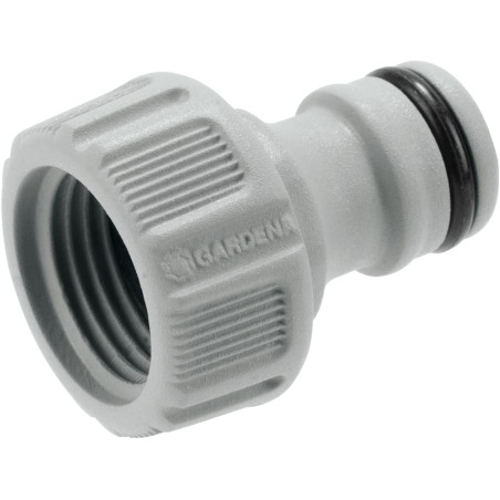 Gardena Nez de robinet 21 mm (G 1/2 pouces): OGS adaptateur pour raccordement d’un tuyau d’arrosage, technologie anti-éclaboussu