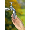 Gardena Nez de robinet 33,3 mm (G 1 pouce): Original Gardena System, Adaptateur pour raccordement d’un tuyau d’arrosage, technol
