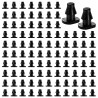 VooGenzek 100 Pièces 4/7 mm Raccords D'irrigation, Bouchons D'extrémité D'irrigation Goutte 1/4 Pouce, Adaptateur Bouchons D'Irr