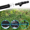 VooGenzek 220 Pièces 4/7mm Connecteurs de Tuyaux, Raccord D'irrigation, Connecteurs Barbelés de Tuyaux pour Système D'Irrigation