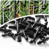 VooGenzek 220 Pièces 4/7mm Connecteurs de Tuyaux, Raccord D'irrigation, Connecteurs Barbelés de Tuyaux pour Système D'Irrigation