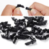 VooGenzek 100 Pièces 90 Angle Connecteur Tuyau, 4/7mm Connecteurs de Tuyaux, Raccord D'irrigation, Connecteurs Barbelés de Tuyau