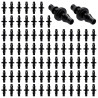 VooGenzek 80 Pièces 4/7 mm Connecteurs de Tuyaux, Connecteurs Barbelés de Tuyaux D'Irrigation, Irrigation de Pelouse Raccord Con