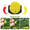 VooGenzek 120 Pièces 4/7mm Kit D'irrigation de Goutte Automatique, 40 Goutteur Irrigation Réglable + 40 Tee-Joint de Tuyau + 40 