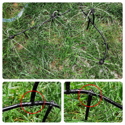 VooGenzek 120 Pièces 4/7mm Kit D'irrigation de Goutte Automatique, 40 Goutteur Irrigation Réglable + 40 Tee-Joint de Tuyau + 40 