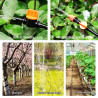 VooGenzek 25 Pièces 4/7 Vanne D'irrigation, Mini Valves de Contrôle pour Tuyau d'arrosage 4/7mm, Mini Tuyau Vanne d'eau Travers,