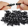 VooGenzek 200 Pièces 4/7mm Connecteurs de Tuyaux, Raccord D'irrigation, Connecteurs Barbelés de Tuyaux pour Système D'Irrigation