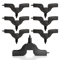 VooGenzek 7 Pièces 3mm/4mm Outil de Forage de Trou de Tuyau, Outil de Perçage de Trou de Tuyau D'irrigation Goutte à Goutte, Tuy