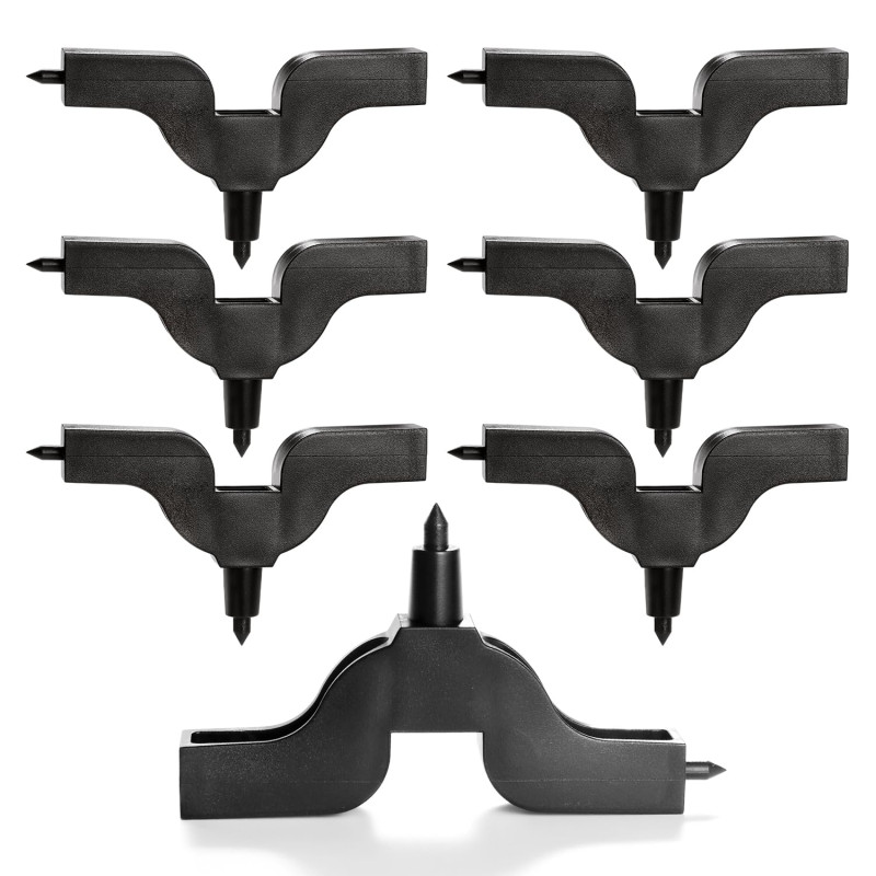 VooGenzek 7 Pièces 3mm/4mm Outil de Forage de Trou de Tuyau, Outil de Perçage de Trou de Tuyau D'irrigation Goutte à Goutte, Tuy