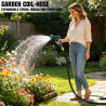 Tuyau Arrosage Extensible 30m/22.5m/15m avec Lance d'arrosage à 10 Fonctions Tuyaux d'arrosage avec Raccords Métalliques 1/2" et