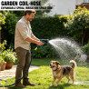 Tuyau Arrosage Extensible 30m/22.5m/15m avec Lance d'arrosage à 10 Fonctions Tuyaux d'arrosage avec Raccords Métalliques 1/2" et