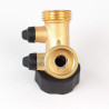 Kanana 2-voies Y-Distributeur pour Zulaufschläuche, 3/4 Pouces pour Connexion de 2 Appareils (YV03)