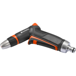 Pistolet d'arrosage et nettoyage Premium de Gardena : pistolet robuste pour le nettoyage et l'arrosage, protection contre le gel