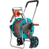 Gardena Kit dévidoir CleverRoll M Easy : dévidoir sur roues d'une capacité de 60 m, particulièrement stable, avec guidage confor