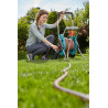 Gardena Kit dévidoir CleverRoll M Easy : dévidoir sur roues d'une capacité de 60 m, particulièrement stable, avec guidage confor