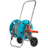 Gardena Kit dévidoir CleverRoll S : dévidoir avec tuyau Classic de 20 m et lance d'arrosage, arrêt anti-goutte, côté de manivell