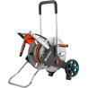 Gardena CleveRoll M Easy Metal Ensemble: chariot de tuyau de 60 m de capacité, très stable, contrôle du tuyau stable, incl. Tuya