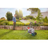 Gardena CleveRoll M Easy Metal Ensemble: chariot de tuyau de 60 m de capacité, très stable, contrôle du tuyau stable, incl. Tuya