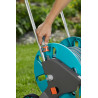 Gardena Dévidoir CleverRoll M Easy : dévidoir sur roues d'une capacité de 60 m, particulièrement stable, avec guidage confortabl
