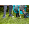Gardena Kit dévidoir CleverRoll M : dévidoir avec tuyau Classic de 20 m, lance d'arrosage, clip de rangement, arrêt anti-goutte,