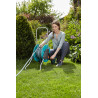Gardena Kit dévidoir CleverRoll M : dévidoir avec tuyau Classic de 20 m, lance d'arrosage, clip de rangement, arrêt anti-goutte,