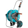 Gardena Kit dévidoir CleverRoll M : dévidoir avec tuyau Classic de 20 m, lance d'arrosage, clip de rangement, arrêt anti-goutte,