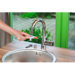 Raccord pour robinets d’eau intérieurs Gardena : Raccord pour robinets d’eau intérieurs, adaptateur pour tête à jet aéré incl., 