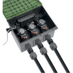 Gardena Raccord femelle: pour raccorder les conduites aux raccords, ainsi qu'au dévidoir de flexible d'arrosage et à l'installat