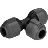 Dérivation en T de Gardena : raccord de tuyau pour dérivation du tuyau de pose, 25 mm, compatible avec les tuyaux de pose 25 mm 