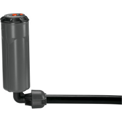 Coude 90° mâle de Gardena : pièce pour raccordement à l'extrémité du tuyau, 25 mm x 3/4 PoucePouce, technologie de raccordement 