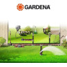 Jonction en L 25 mm de Gardena : raccord de tuyau pour changement de direction du tuyau de pose, 25 mm, compatible avec les tuya