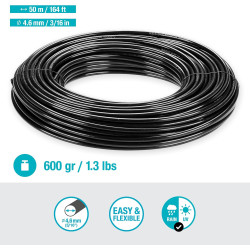 GARDENA collecteur Micro-Drip-système: tuyau d'alimentation flexible, 4,6 mm (3/16") au-dessus et au-dessous installation au sol